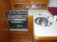 2 BURNER STOVE WITH OVEN